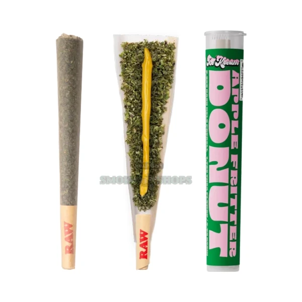 Ice Kream Hash Hole Donuts 2.25g THCA pre-roll in El Paso, 1.75g flower with live rosin core