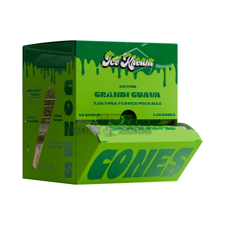 Ice Kream pre roll terpene profile in El Paso, Limonene Myrcene Humulene THCA hemp flower, 21 plus