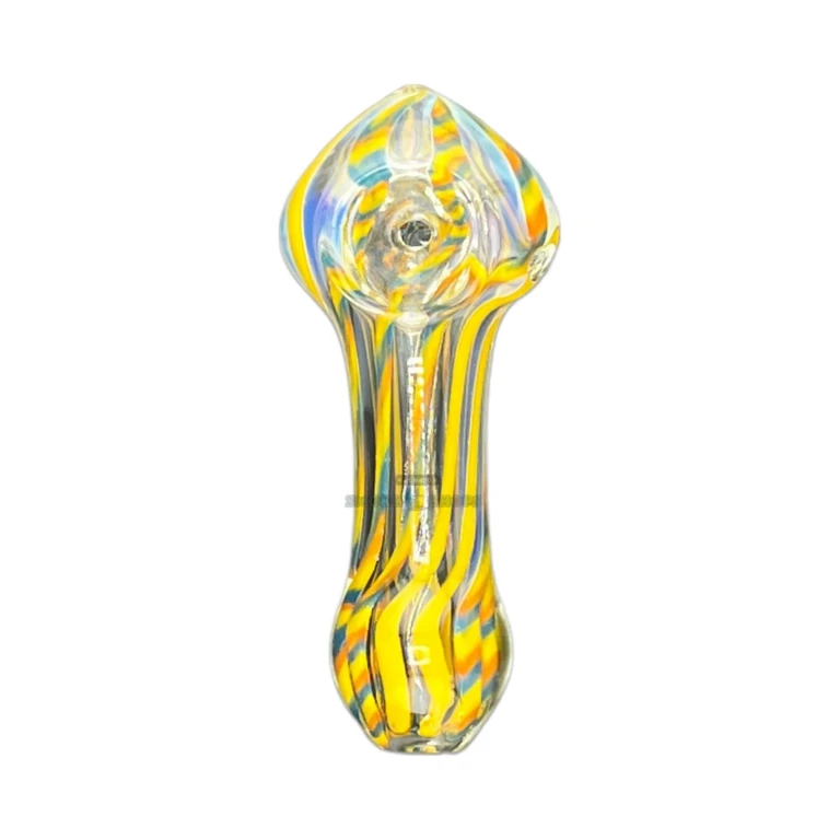 Intention borosilicate hand pipe mouthpiece in El Paso, about 110 mm long with a left-side carb, glass pipe