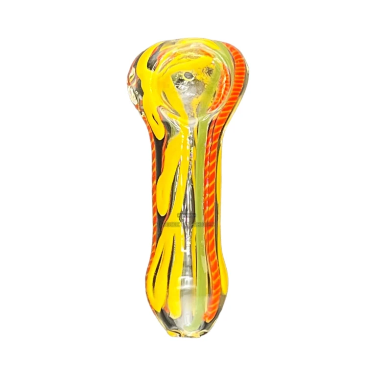Jamaican DNA borosilicate hand pipe in El Paso, about 95 mm long with a left-side carb, glass spoon pipe