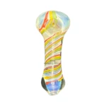 Jamaican Me Swirly Glass Spoon Hand Pipe thumbnail