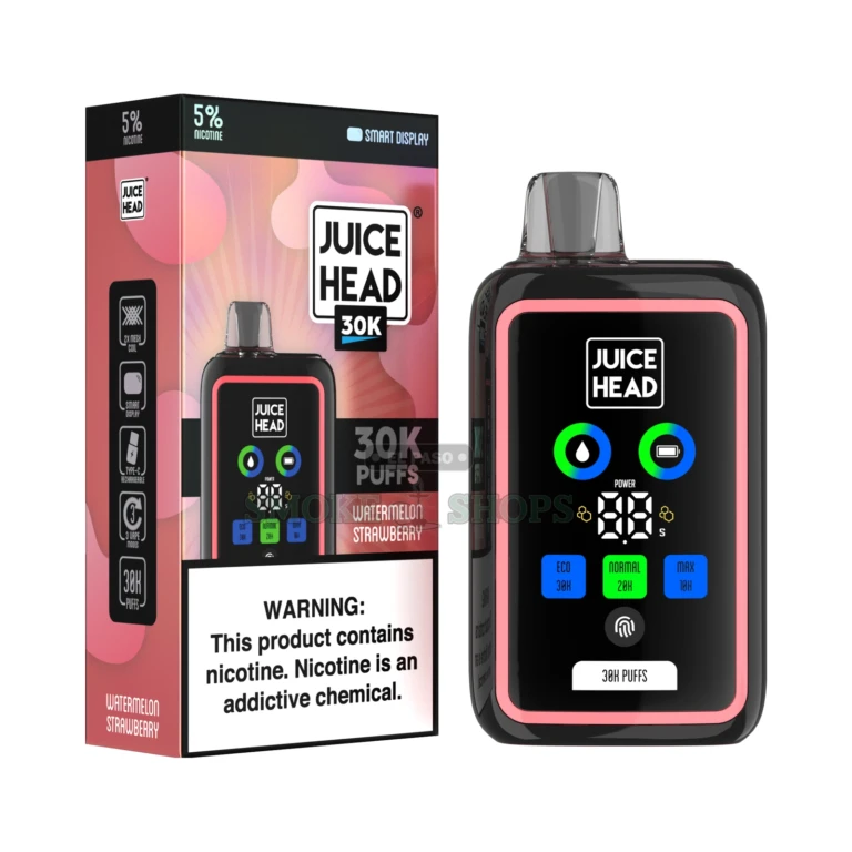 Juicehead 30K USA Compliant JuiceHead Watermeln Strawberry at El Paso Smoke Shop, in stock in El Paso for same-day pickup
