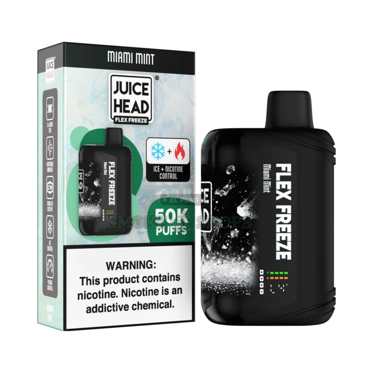 JuiceHead 50K vape USB-C charging port in El Paso, 50,000 puffs and 800 mAh battery, same-day pickup