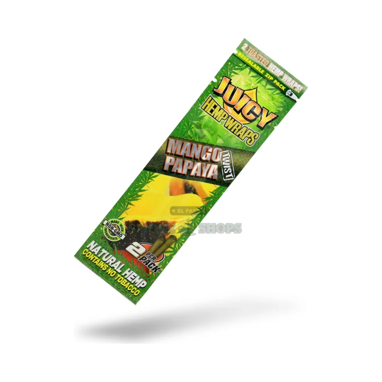 Juicy Hemp Wraps Juicy Mango Papaya at El Paso Smoke Shop, in stock for same-day pickup