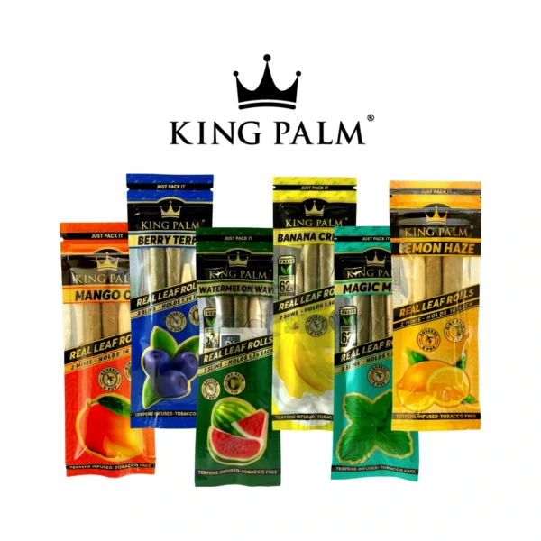 King Palm Flavored Minis palm leaf cones in El Paso, tobacco-free pre-rolled rolling cones, same-day pickup