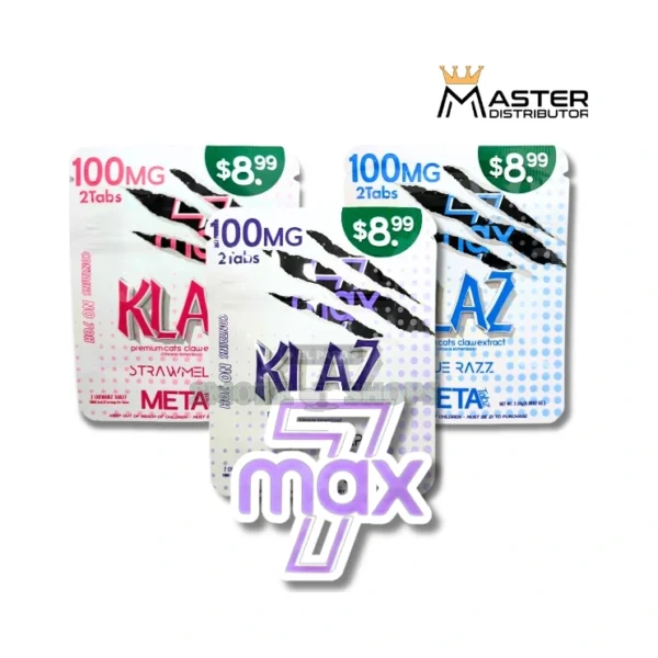 Klaz Cat's Claw Extract 100mg 2ct chewable tablet pack in El Paso, 50mg per tablet, same-day pickup