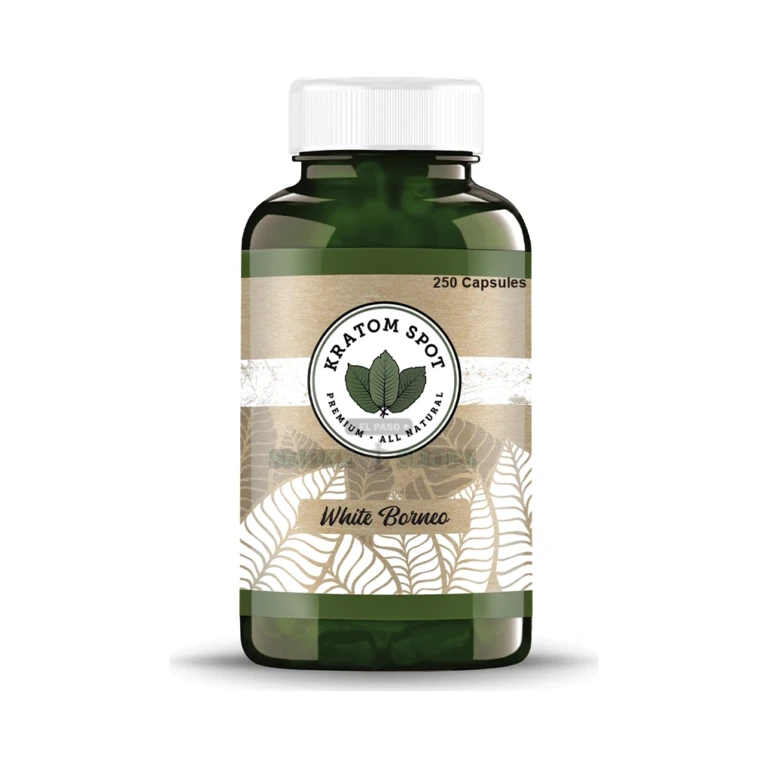 Borneo Kratom Capsules Kratom Spot 250 Caps at El Paso Smoke Shop, in stock near me for same-day pickup