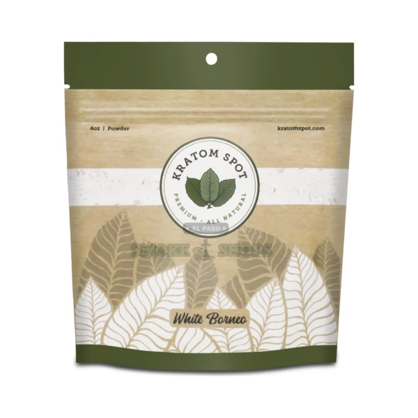 Kratom Spot Borneo Kratom Powder kratom powder in stock at El Paso Smoke Shop, White Borneo