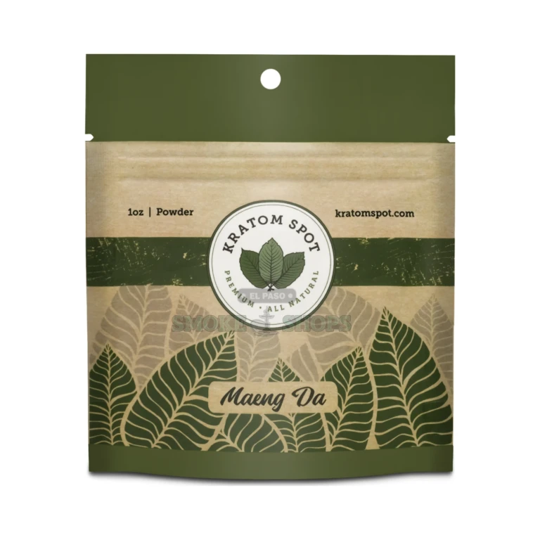 Green Maeng Da Kratom Powder Kratom Spot 1oz at El Paso Smoke Shop, in stock near me for same-day pickup