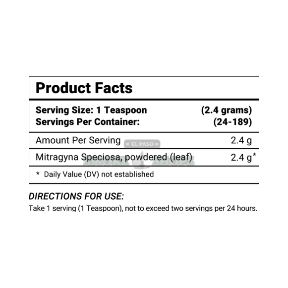 Kratom Spot Malay Kratom Powder 2oz at El Paso Smoke Shop, kratom near me in El Paso