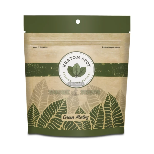 Kratom Spot Malay Kratom Powder kratom powder in stock at El Paso Smoke Shop, Green Malay