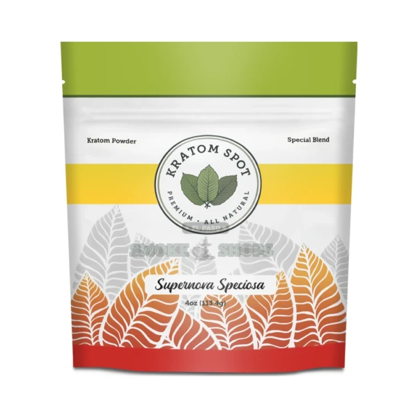 Kratom Spot Super Nova Speciosa kratom powder in stock at El Paso Smoke Shop