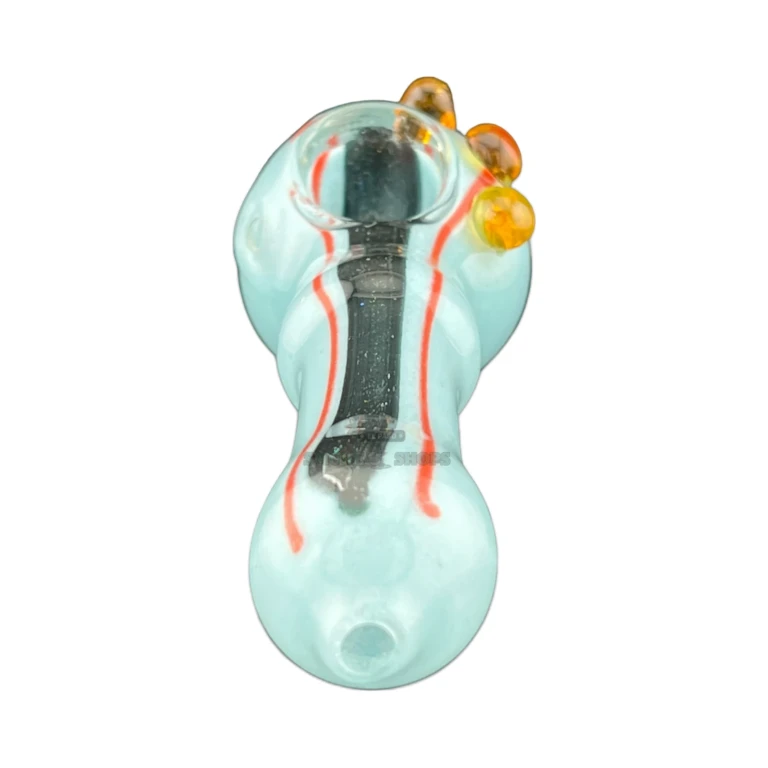 Landing Strip glass spoon bowl close-up in El Paso, 19 mm bowl for tobacco use, El Paso Smoke Shops