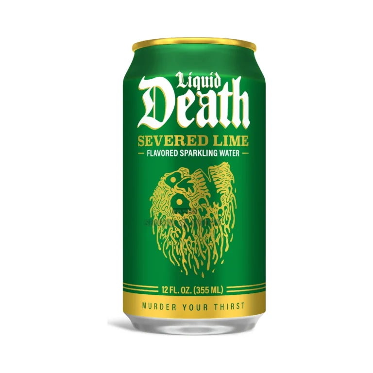 Flavored Sparkling water Liquid Death Severed Lime at El Paso Smoke Shop, in stock for same-day pickup