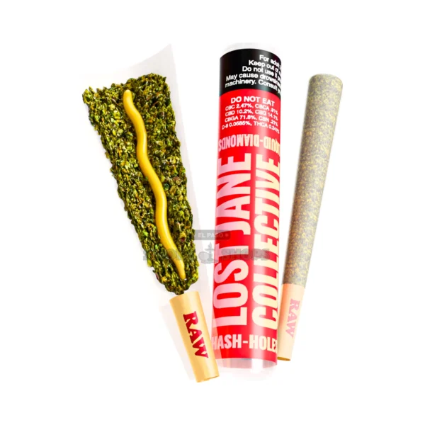 Lost Jane Hash Holes 1G THCA hemp pre-roll in El Paso, donut rosin hash hole, in stock at 10 stores