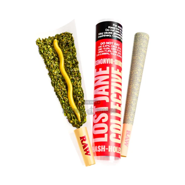 Lost Jane Hash Holes 1G THCA hemp pre-roll in El Paso, donut rosin hash hole, in stock at 10 stores