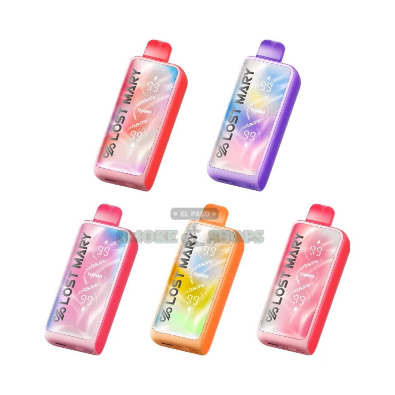 Lost Mary MT35000 disposable vape hidden LCD display in El Paso, dual vape modes, 35,000 puffs, pickup today