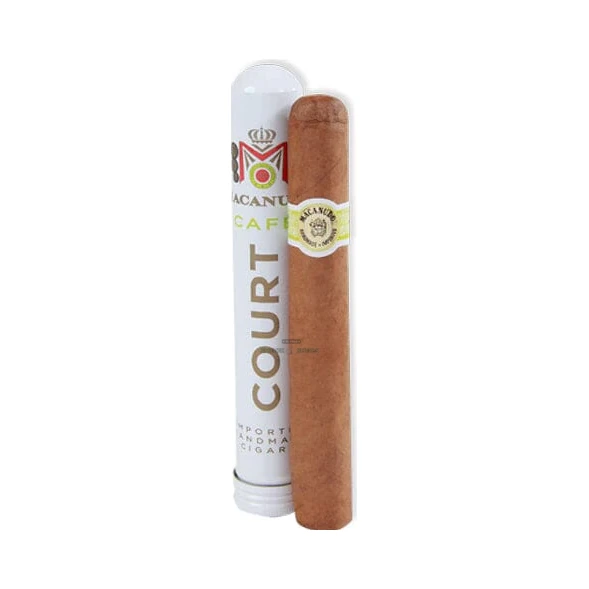 Macanudo Court Cafe cigarillo in El Paso, 4.2 x 36 mild cigar with silky Connecticut Shade wrapper