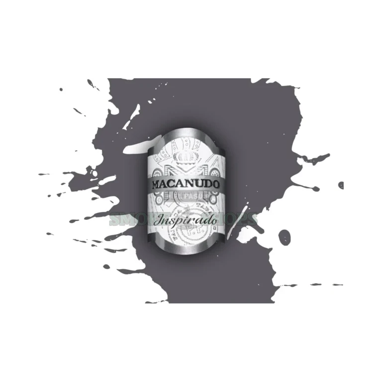 Macanudo Inspirado White Robusto single cigar foot and round head detail in El Paso, mild to medium hand-made smoke