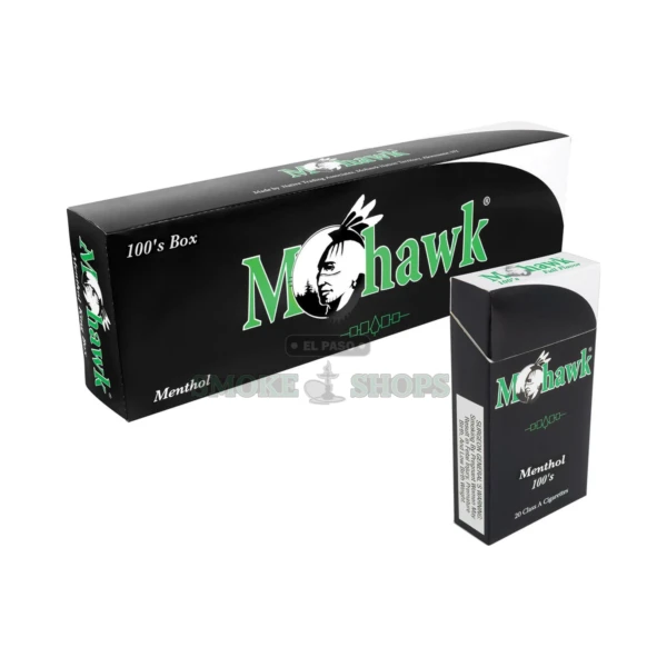 Mohawk Cigarettes hard pack in El Paso, 20 filtered cigarettes, King Size and 100s, same-day in-store pickup