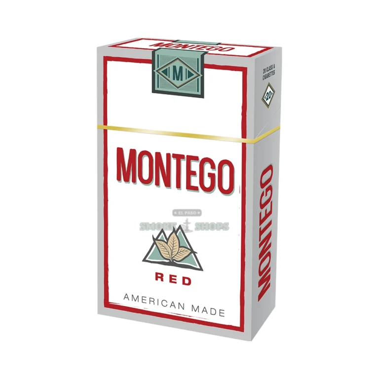 Montego Cigarettes Red Kings at El Paso Smoke Shop, in stock near me for same-day pickup
