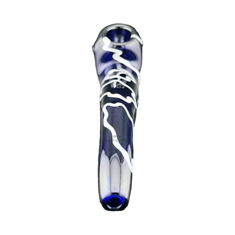 Mystic Blue spoon pipe bowl close-up in El Paso, wide 20 mm bowl for tobacco use, El Paso Smoke Shops