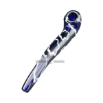 Mystic Blue 6 Inch Glass Spoon Hand Pipe thumbnail