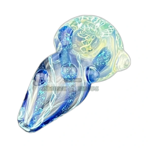 Mystic Glitter Glass Spoon Hand Pipe