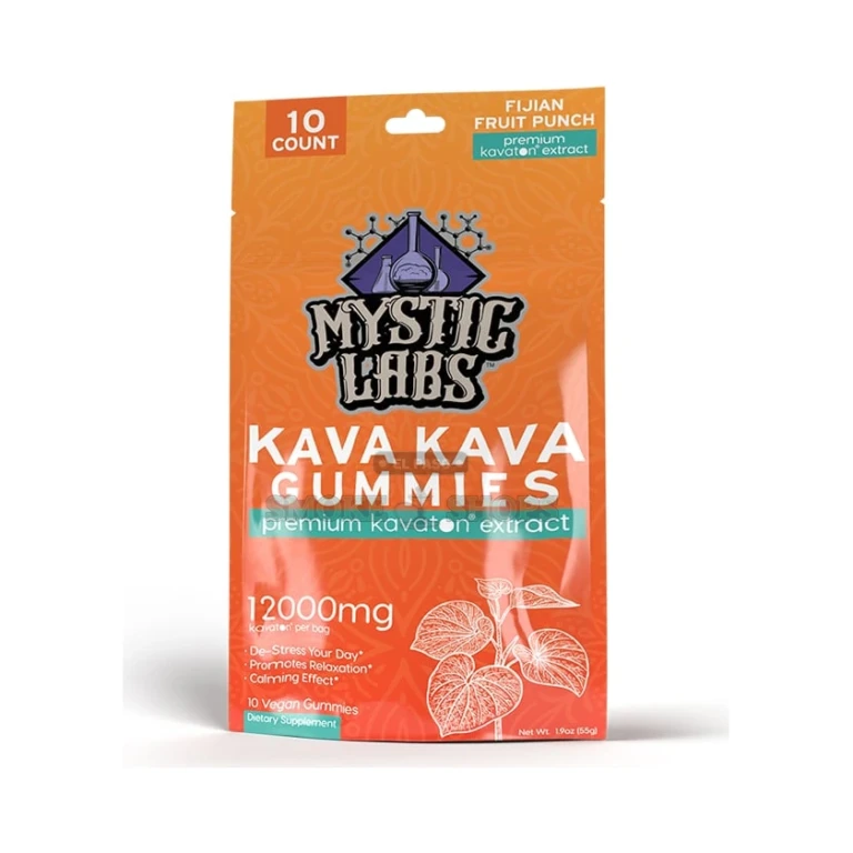Kava Gummies 12000mg Mystic Labs Fijian Fruit Punch at El Paso Smoke Shop, in stock near me for same-day pickup