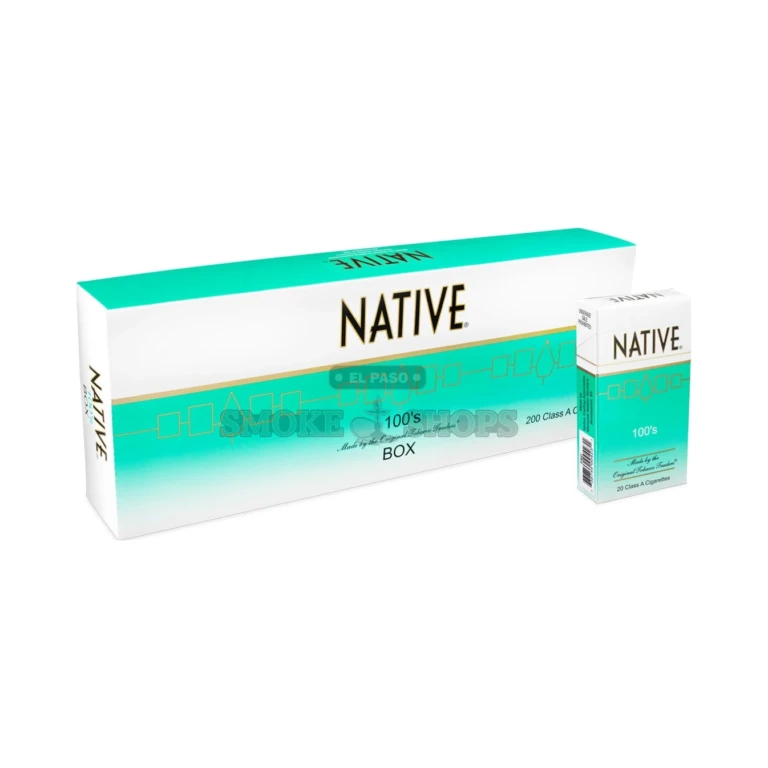 Native Cigarettes Menthol Lt 100's dno at El Paso Smoke Shop, in stock near me for same-day pickup