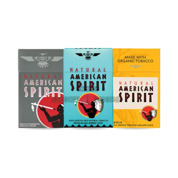 Natural American Spirit organic additive-free cigarettes pack in El Paso, 20 King Size sticks, same-day pickup