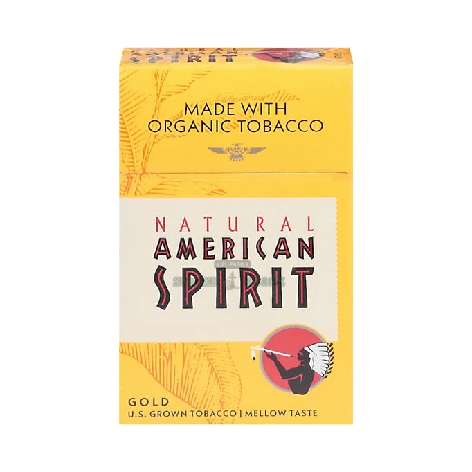 Natural American Spirit American Spirit Cigarettes Mellow Gold Organic at El Paso Smoke Shop, in stock near me for same-day p