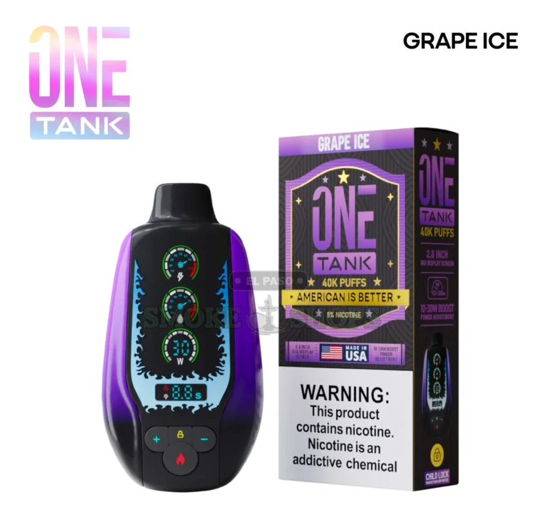 One Tank 40K Disposable Vape in El Paso, 40,000 Puffs — El Paso Smoke Shops
