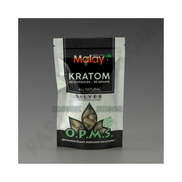 MALAY Kratom OPMS 60 Capsules at El Paso Smoke Shop, in stock near me for same-day pickup
