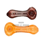 Lava Flow Glass Spoon Hand Pipe thumbnail
