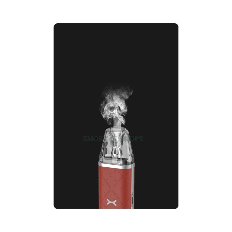 OXVA Xlim Go pod system side airflow dial in El Paso, grooved leather-style build, refillable vape