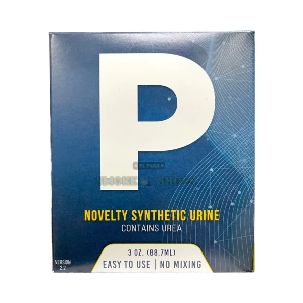 P-Kit novelty synthetic urine kit in El Paso, 3 fl oz premixed bottle with heating pad and temperature strip, same-day pickup