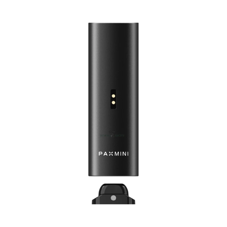 PAX Mini 2 dry herb vaporizer in El Paso resting on its magnetic USB-C charging dock, same-day pickup