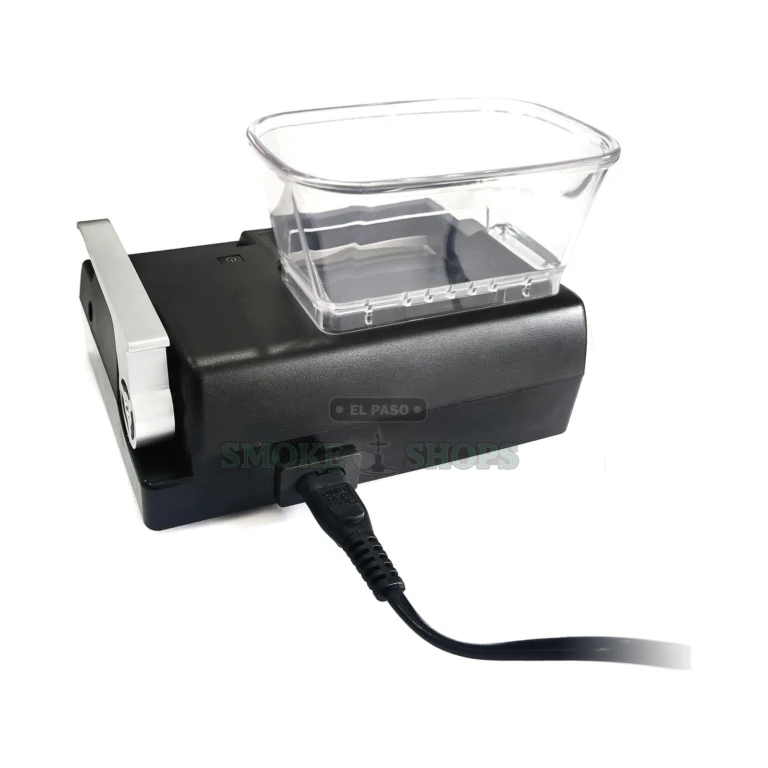 Powermatic IV Plus electric cigarette injector in El Paso, fills king and 100mm tubes, titanium-plated compressor