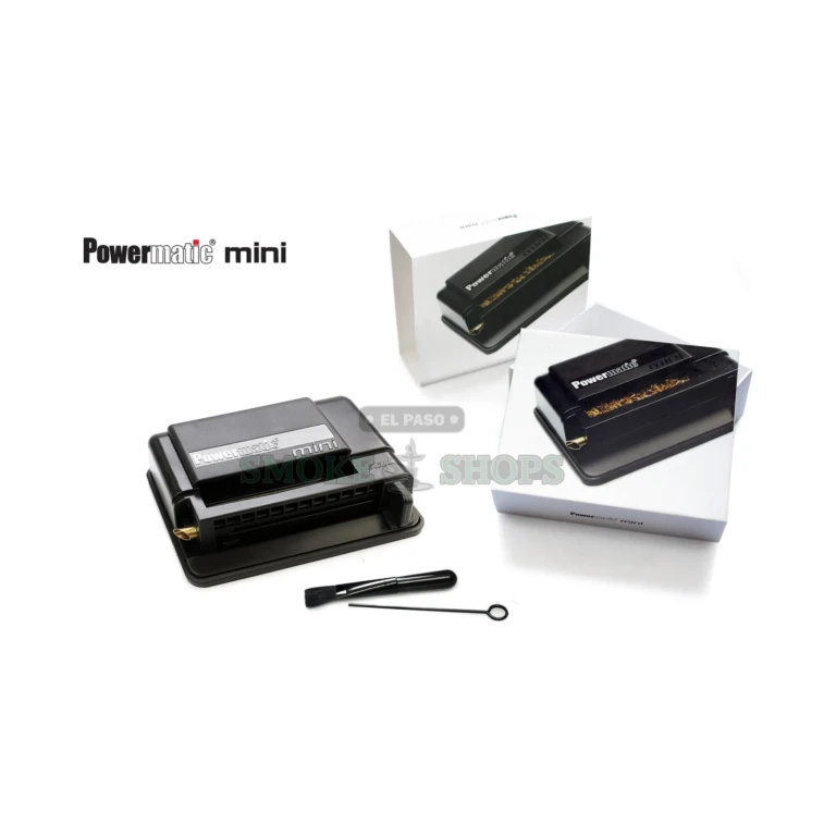 Powermatic Mini manual cigarette injector in El Paso, fills king and 100mm tubes, same-day in-store pickup