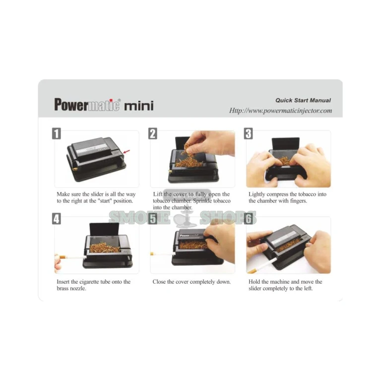 Powermatic Mini manual cigarette injector in El Paso, fills king and 100mm tubes, same-day in-store pickup