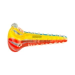 Rainbow Twist Glass Spoon Hand Pipe thumbnail