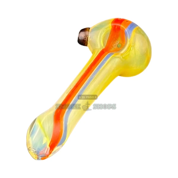 Rasta Art Line Fumed Glass Pipe in stock at El Paso Smoke Shop, near me for same-day pickup
