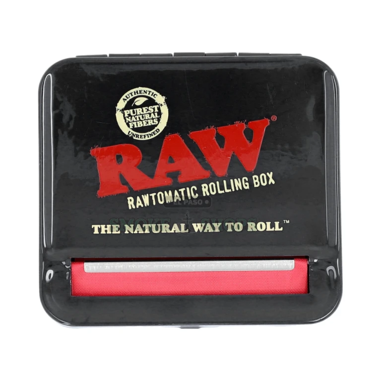 RAW Auto-Roll Box automatic rolling machine in El Paso, heavy-duty steel RAWtomatic box, same-day in-store pickup