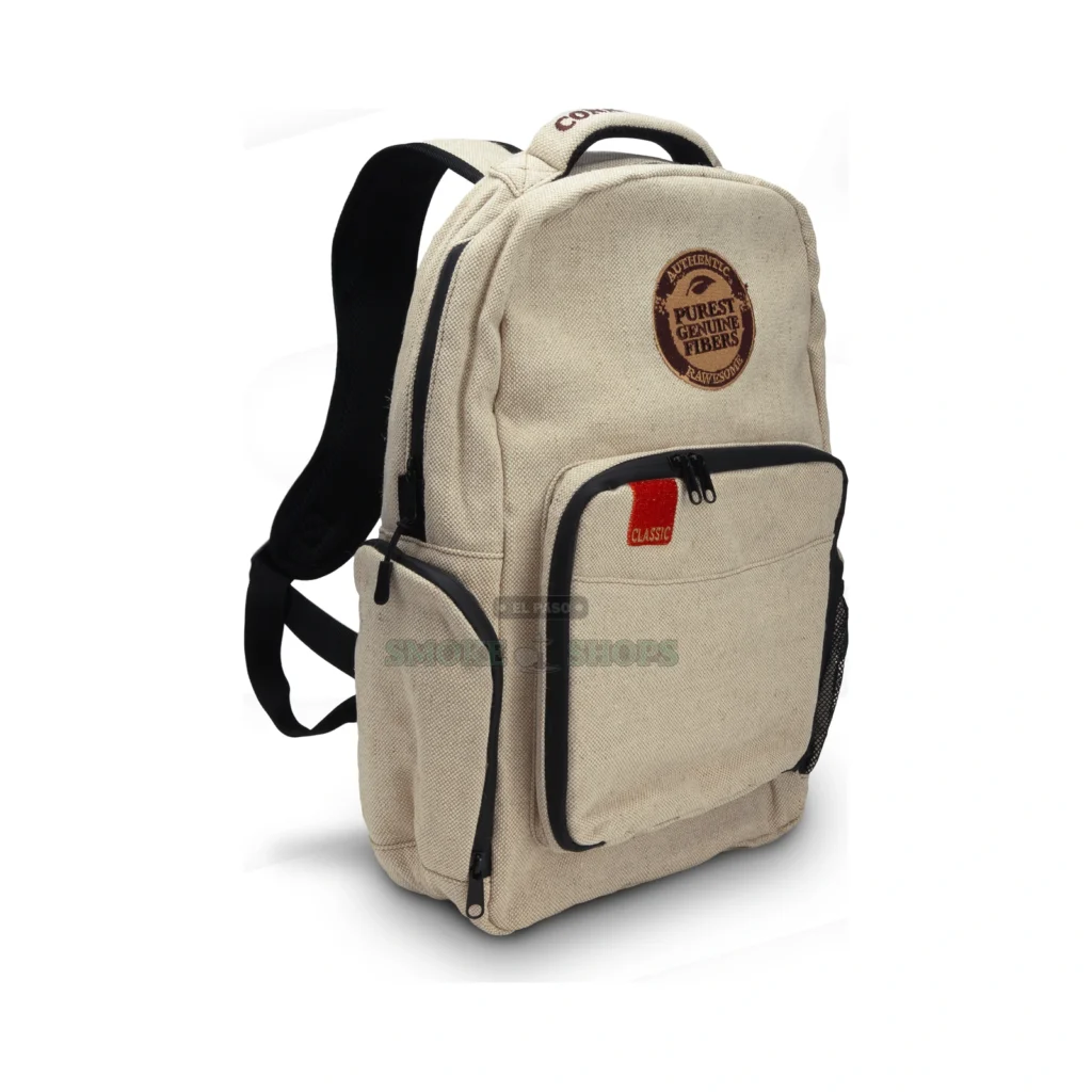 Burlap Backpack smell-proof bag, in-store pickup at El Paso Smoke Shops