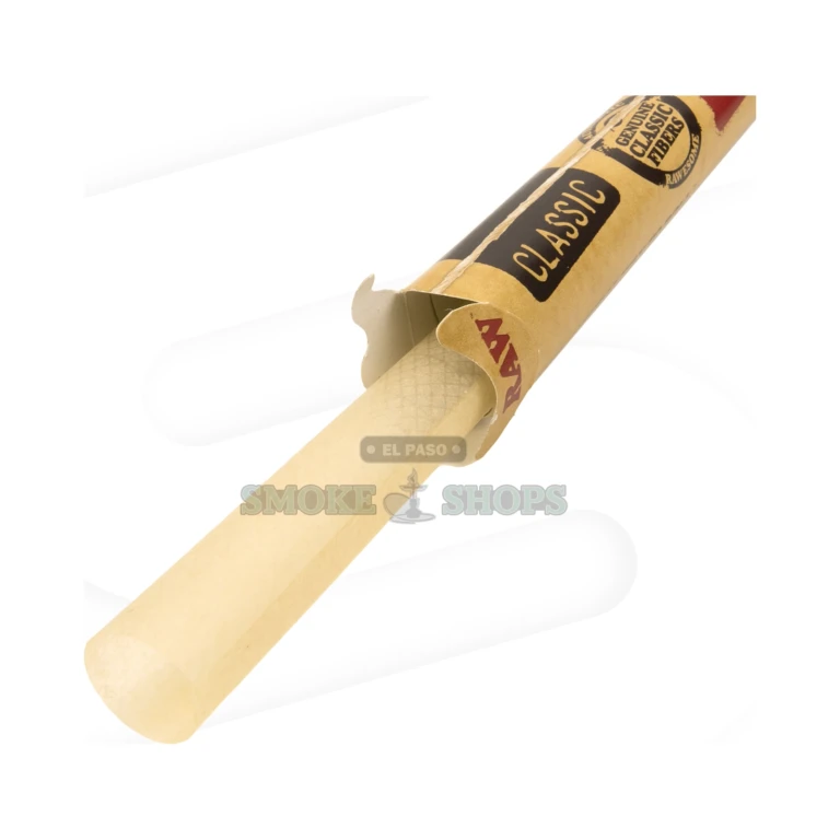 RAW Classic Emperador pre-rolled cone single pack in El Paso, tip-included unbleached cone ready to fill, pick up today