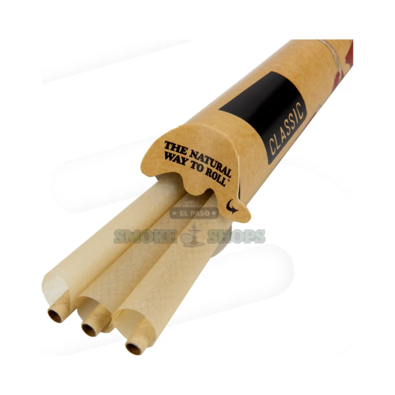 RAW Classic Kingsize Cones in El Paso, unbleached pre-rolled cones with included packing stick, 10 store pickup