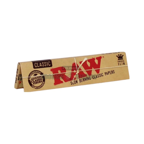 RAW Classic Kingsize Slim Hemp Rolling Papers in El Paso