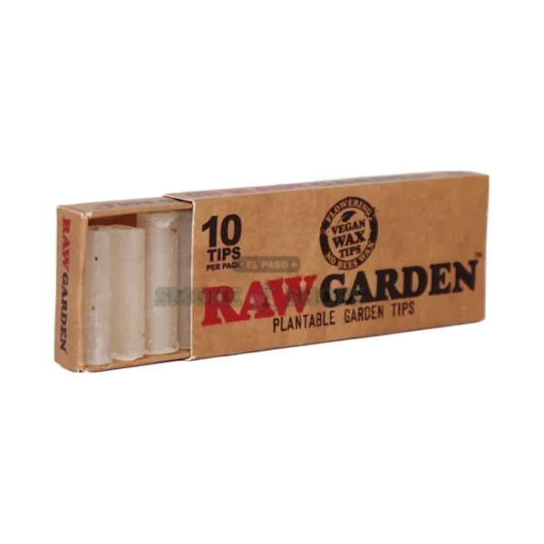 RAW Garden Plantable Tips pack in El Paso, wax filter tips with native wildflower seeds, same-day pickup