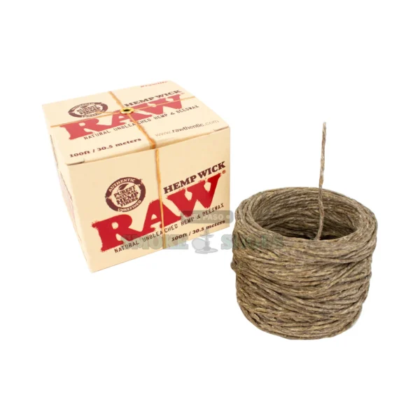RAW Hemp Wick 100ft in El Paso, Beeswax-Coated Butane-Free